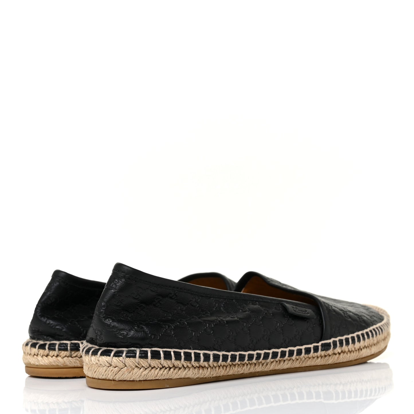 Microguccissima Signature Espadrilles 39.5 Black