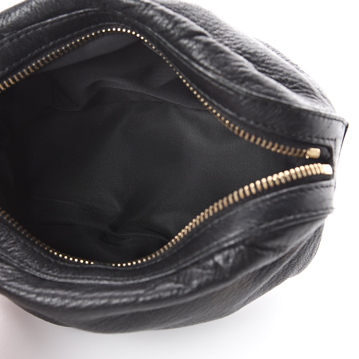 Gucci Deerskin Medium Bamboo Cosmetic Case Black 4 of 7