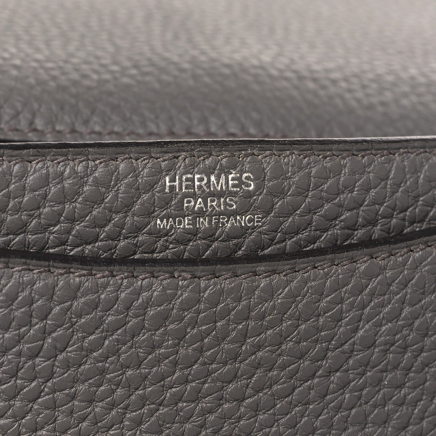 Hermes Togo Steve Light Messenger Etain 6 of 10