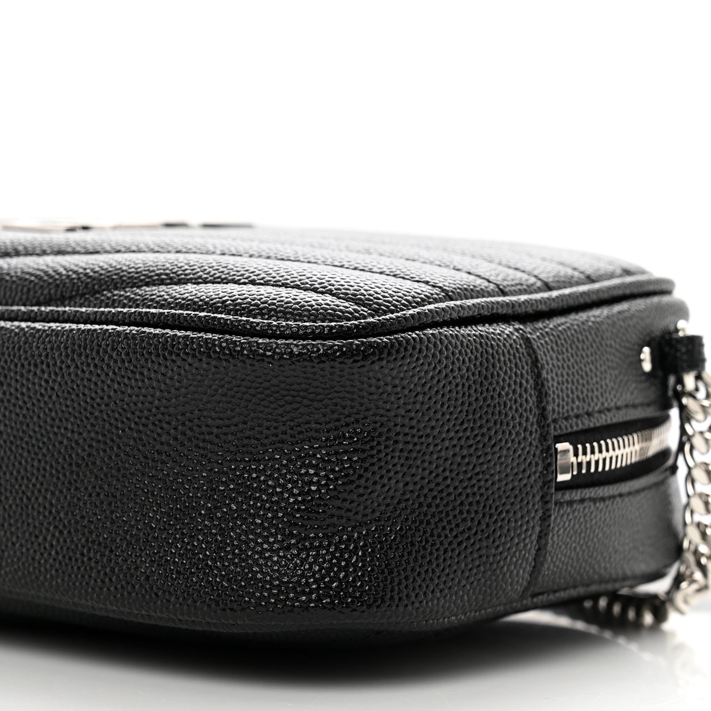 Grain De Poudre Matelasse Monogram Mini Lou Camera Bag Black
