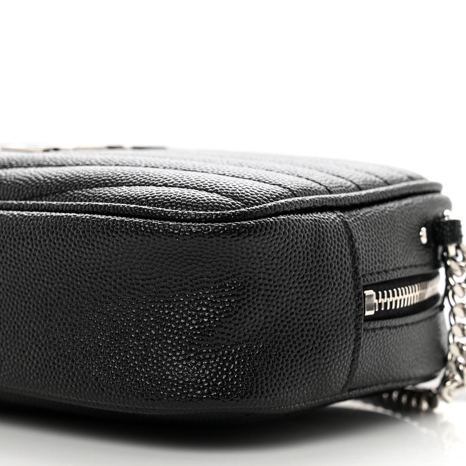 Saint Laurent Grain De Poudre Matelasse Monogram Mini Lou Camera Bag Black 10 of 10