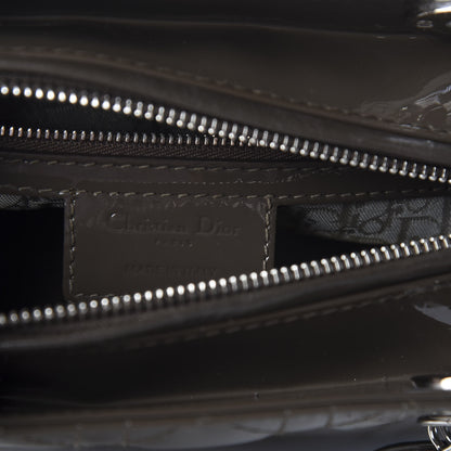 Christian Dior Patent Cannage Medium Lady Dior Dark Brown 7 of 9