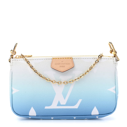Louis Vuitton Monogram Giant By The Pool Multi Pochette Accessories Mini Pochette Blue 1 of 9