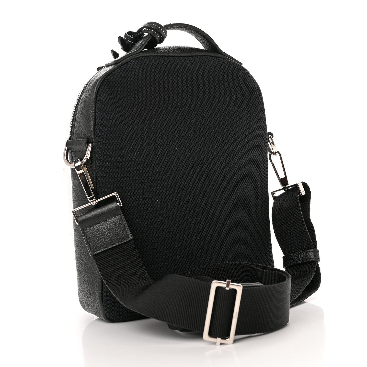Christian Dior Grained Calfskin Mini Rider Backpack Black 3 of 10