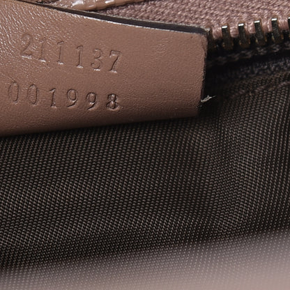 Gucci Imprime Monogram Medium Zippered Shopping Tote Winter Rose 7 of 11