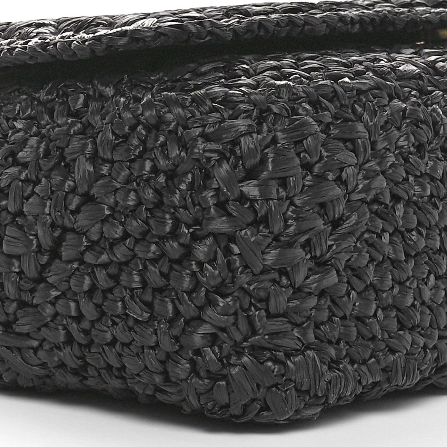 Saint Laurent Raffia Monogram Medium Jamie Black 9 of 11