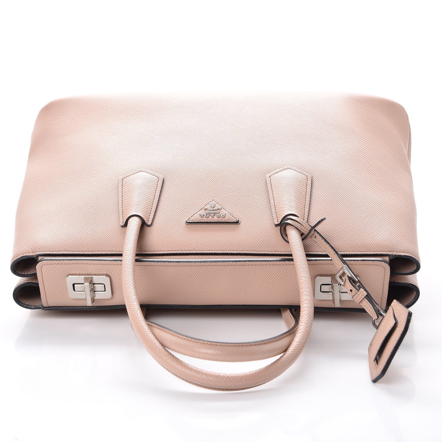 Prada Saffiano Cuir Twin Tote Cammeo 13 of 13