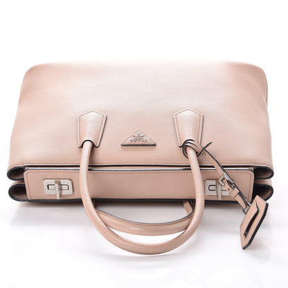 Prada Saffiano Cuir Twin Tote Cammeo 13 of 13