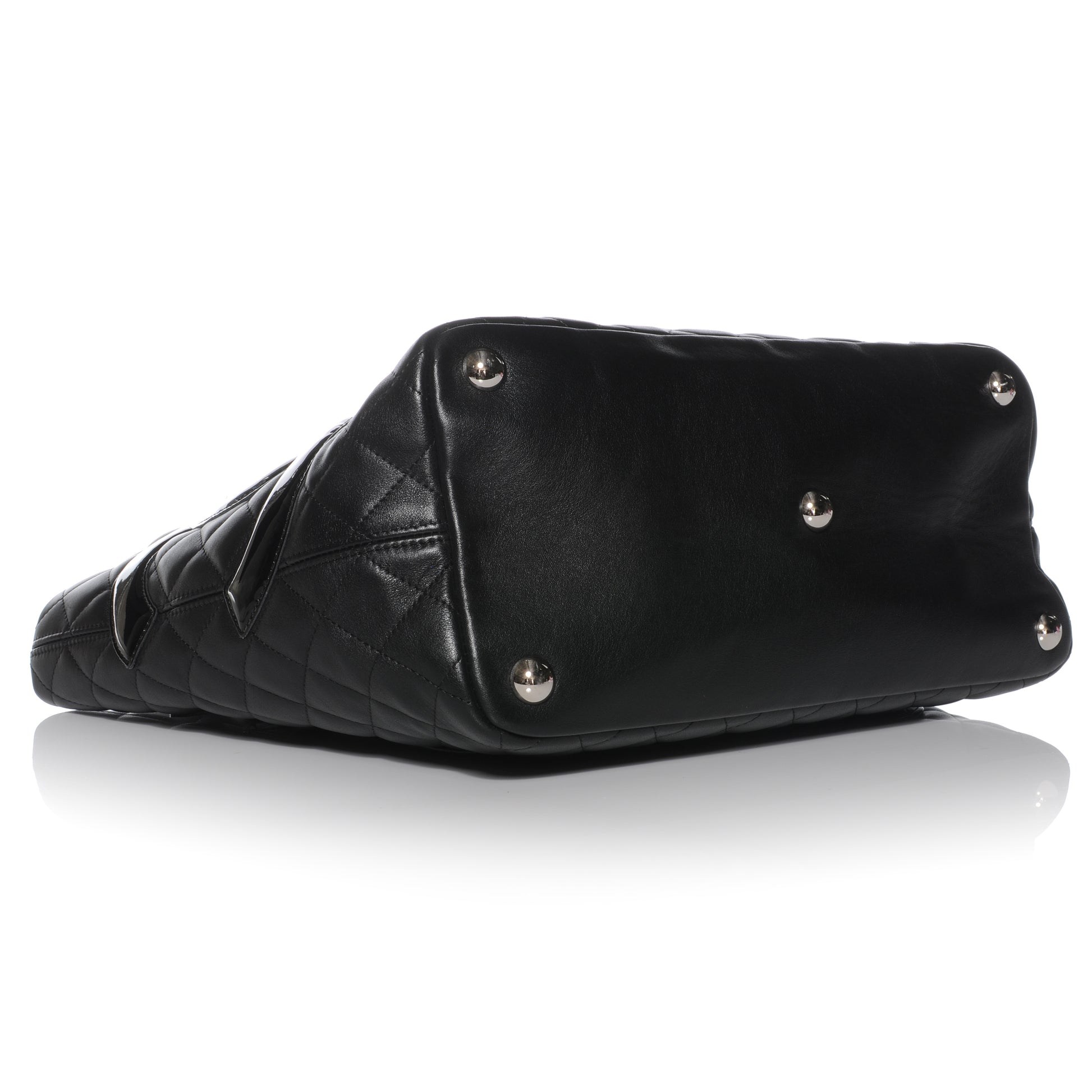 Chanel Calfskin Quilted Large Cambon Tote Black 4 of 8