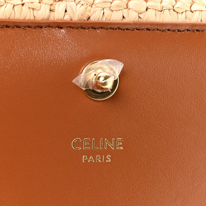 Celine Raffia Calfskin Multipochette Natural 6 of 12