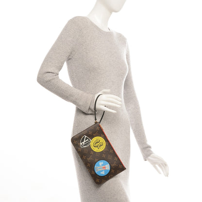 Louis Vuitton Monogram World Tour Neverfull MM GM Pochette 2 of 6