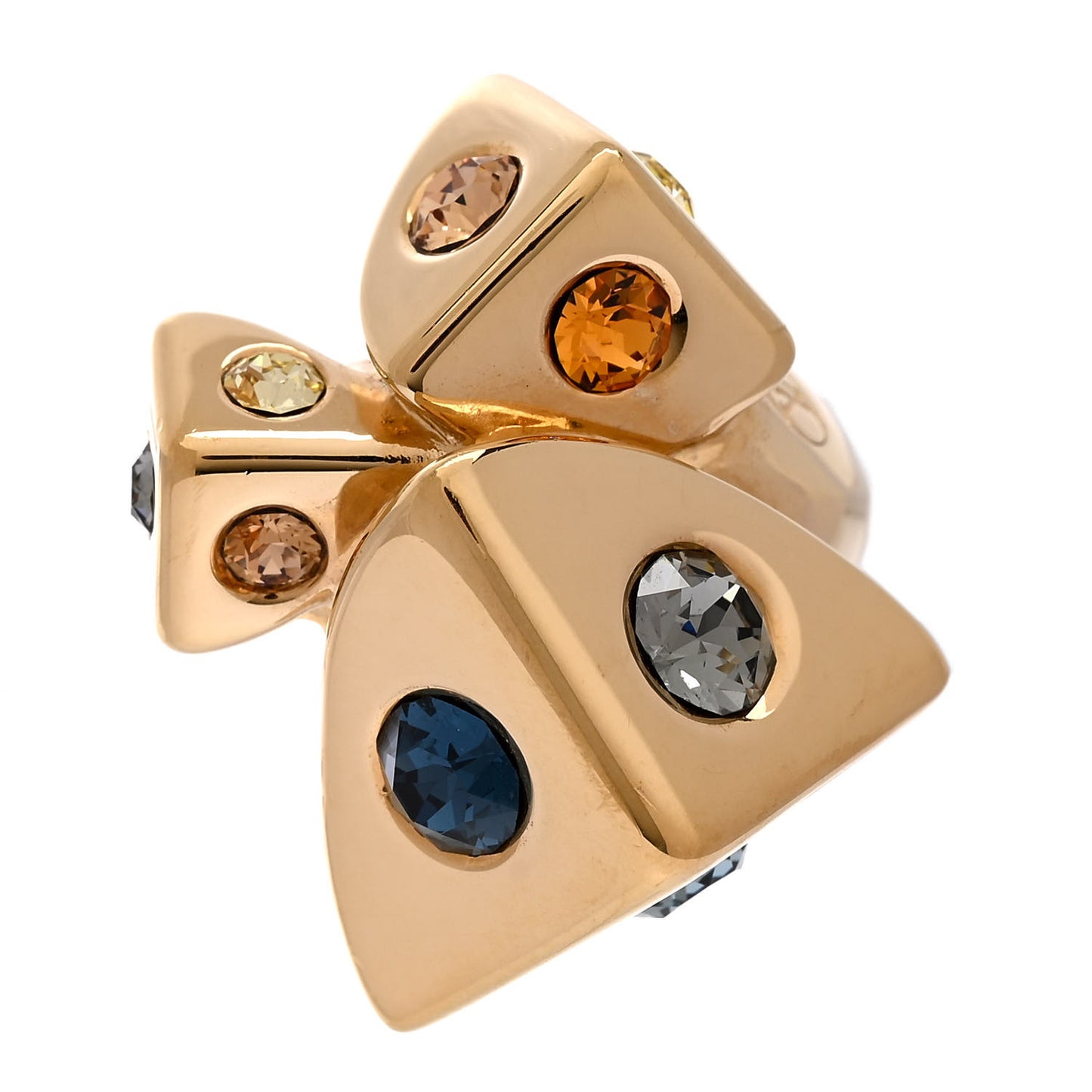 Trunkies Strass Ring S Gold