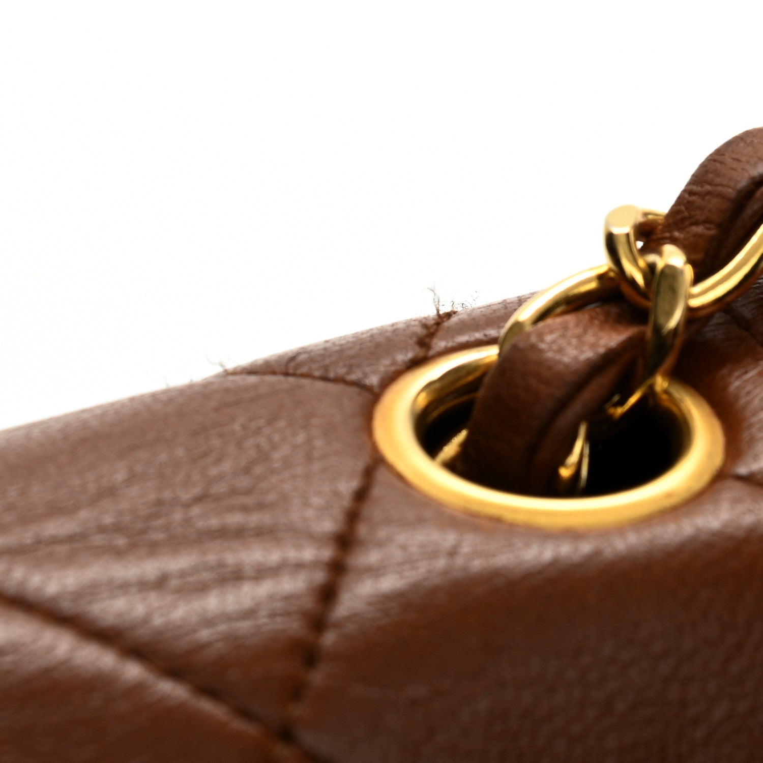 Chanel Lambskin Quilted Small Single Flap Brown 13 of 13