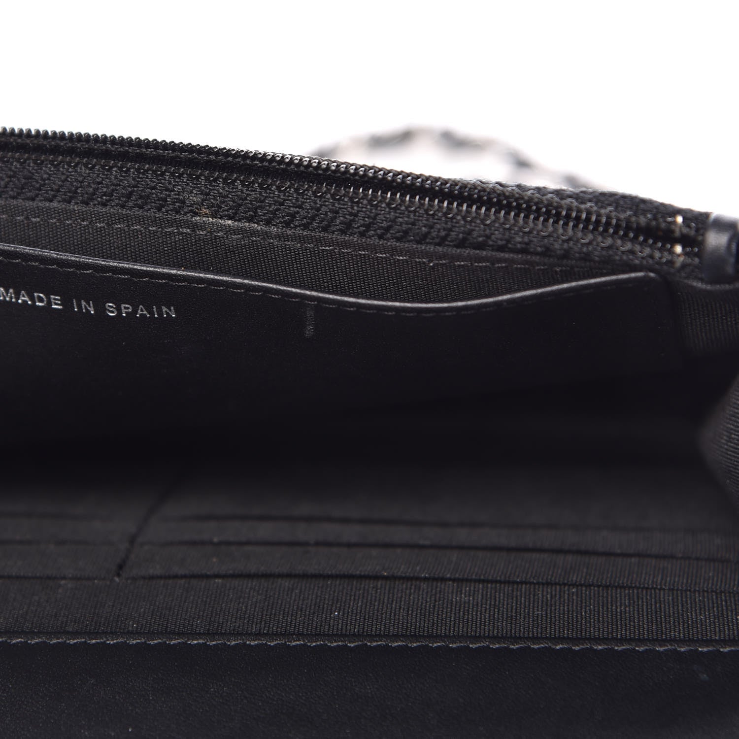 Chanel Caviar Timeless CC Wallet On Chain WOC Black 9 of 9