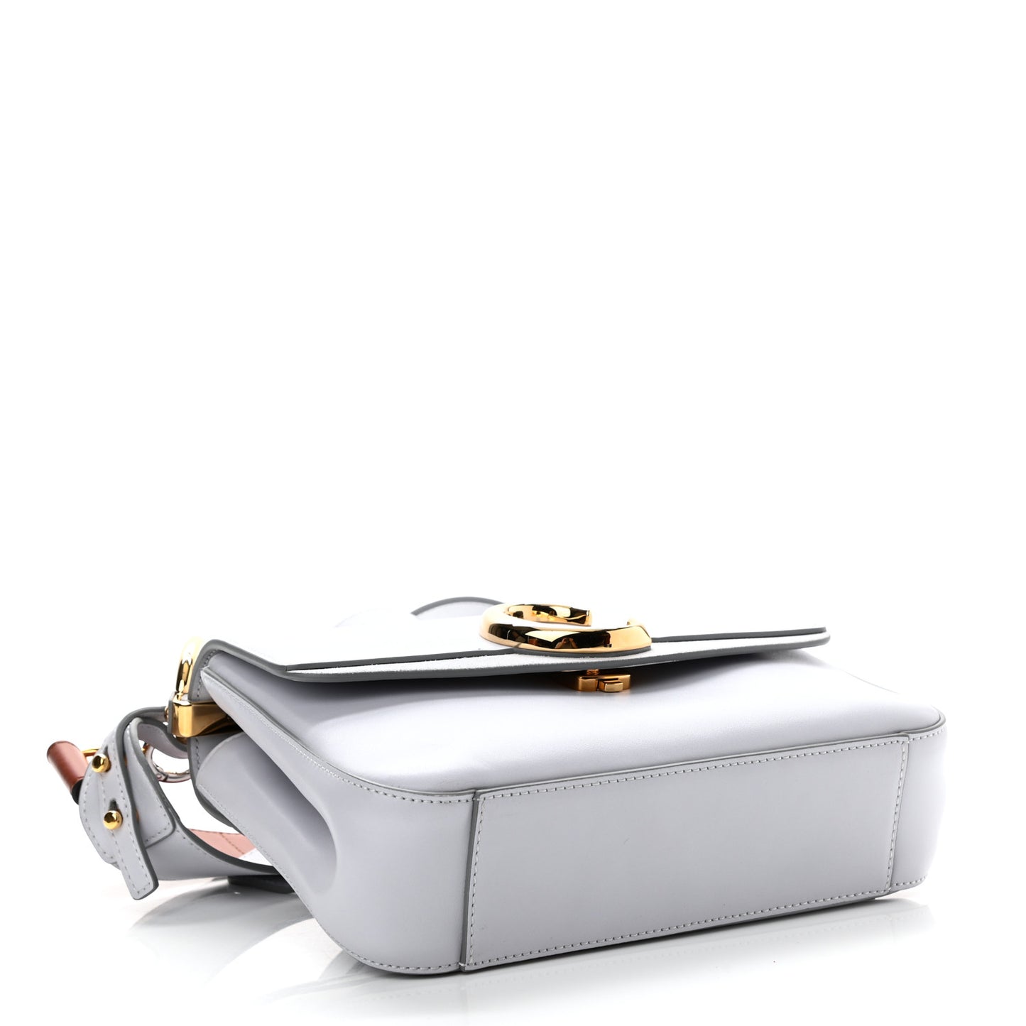 Calfskin Small C Double Carry Light Cloud