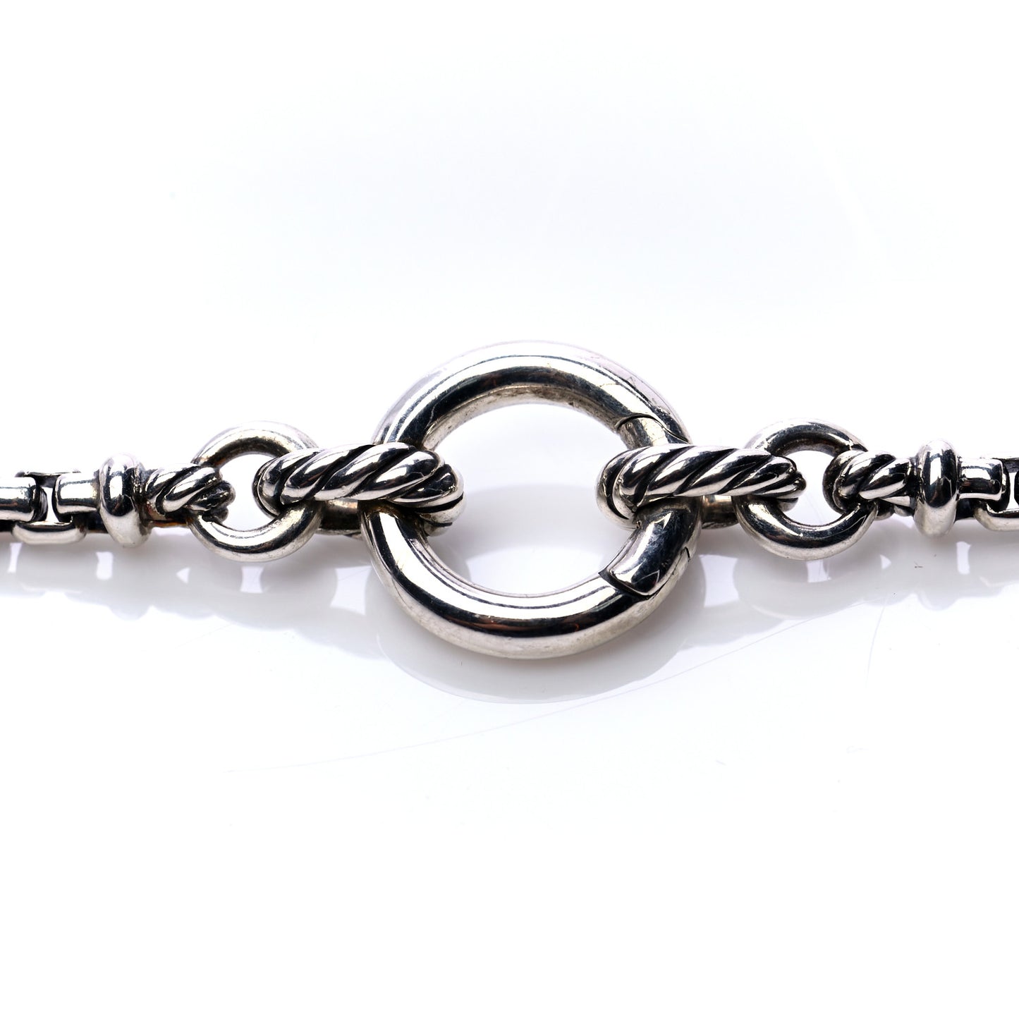 Sterling Silver Amulet Vehicle Box Chain Necklace