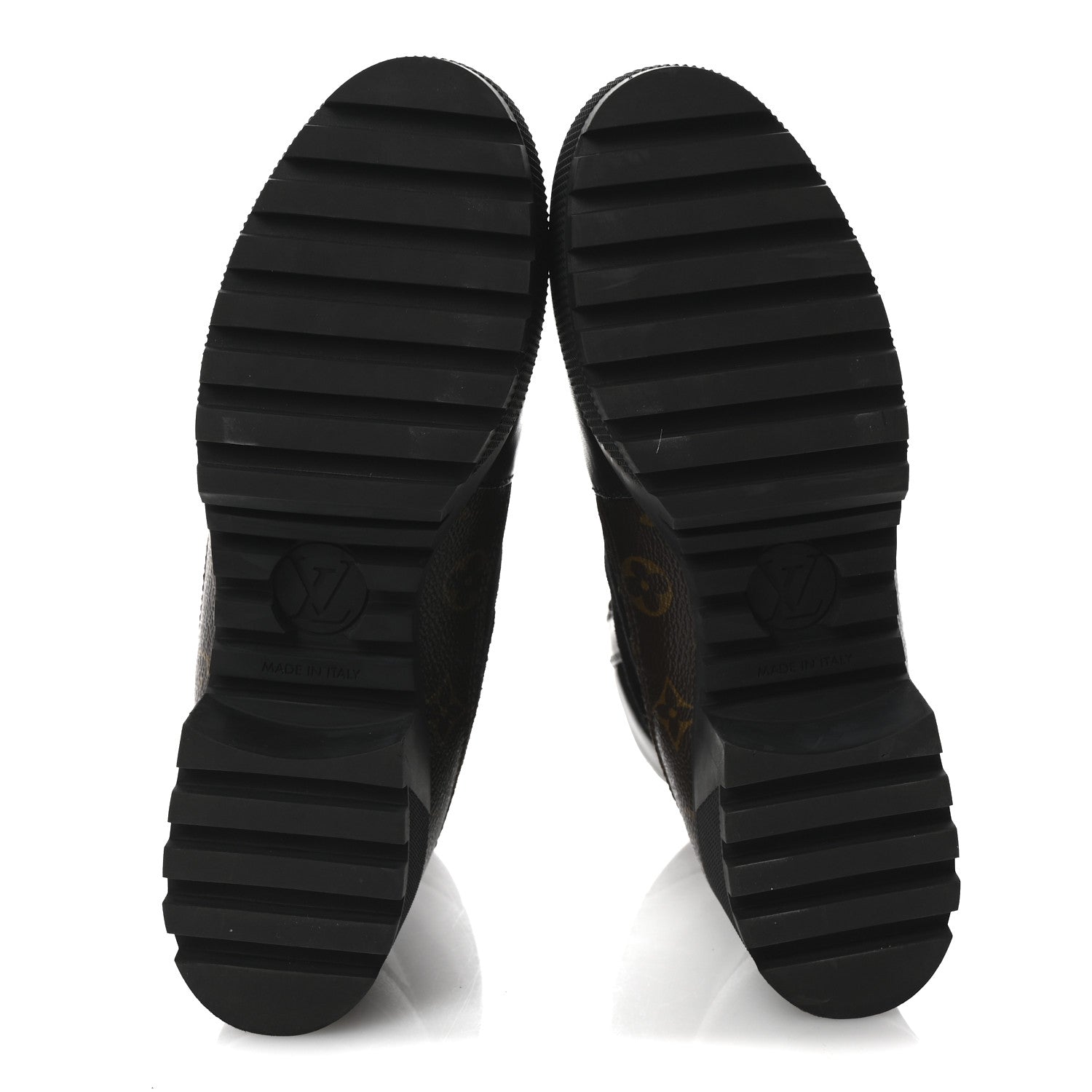 Louis Vuitton Suede Calfskin Monogram Laureate Platform Desert Boots 40 Black 6 of 9