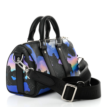 Louis Vuitton Sunset Monogram Eclipse Keepall Bandouliere 25 3 of 9