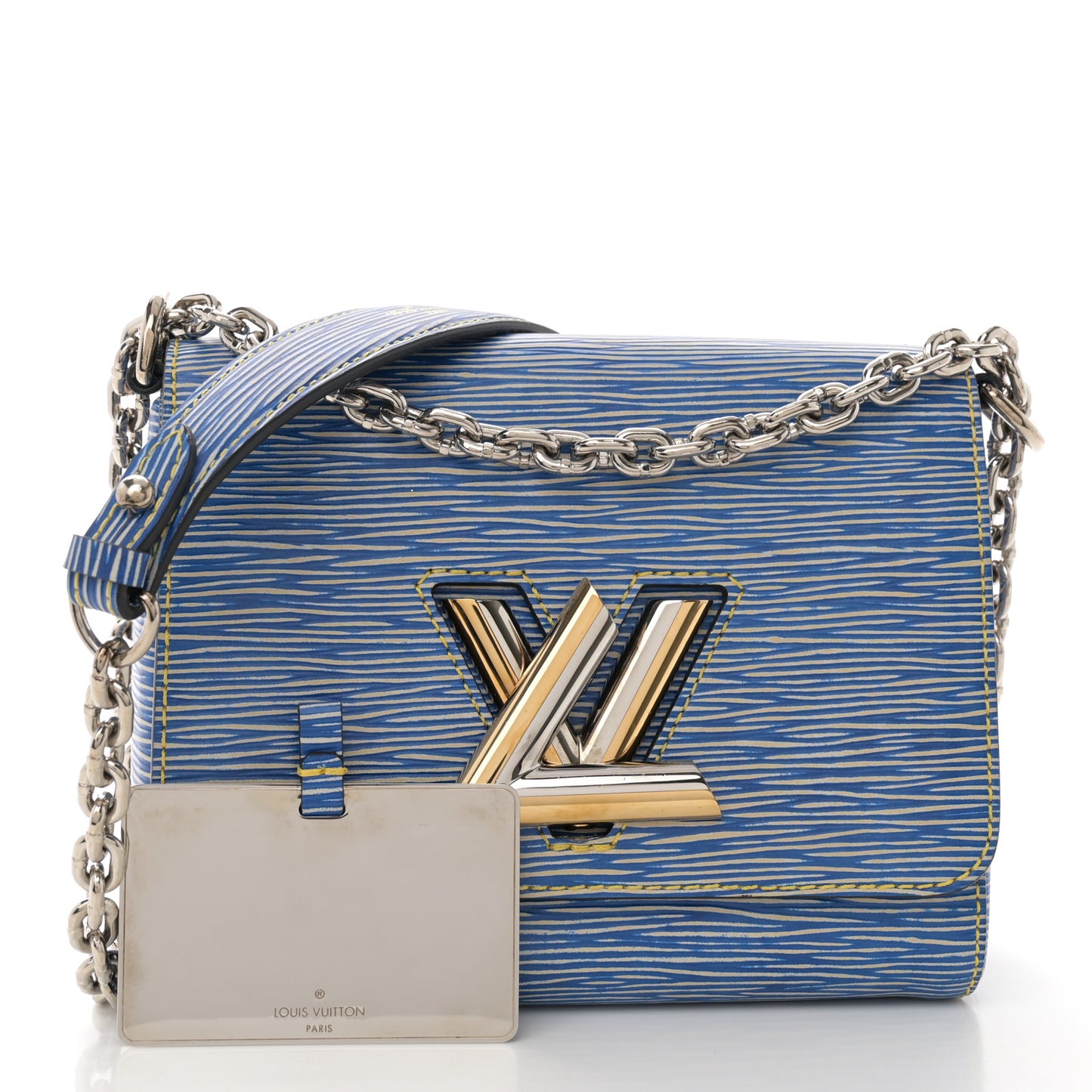 LOUIS VUITTON Epi Twist Shoulder Bag PM Denim Light