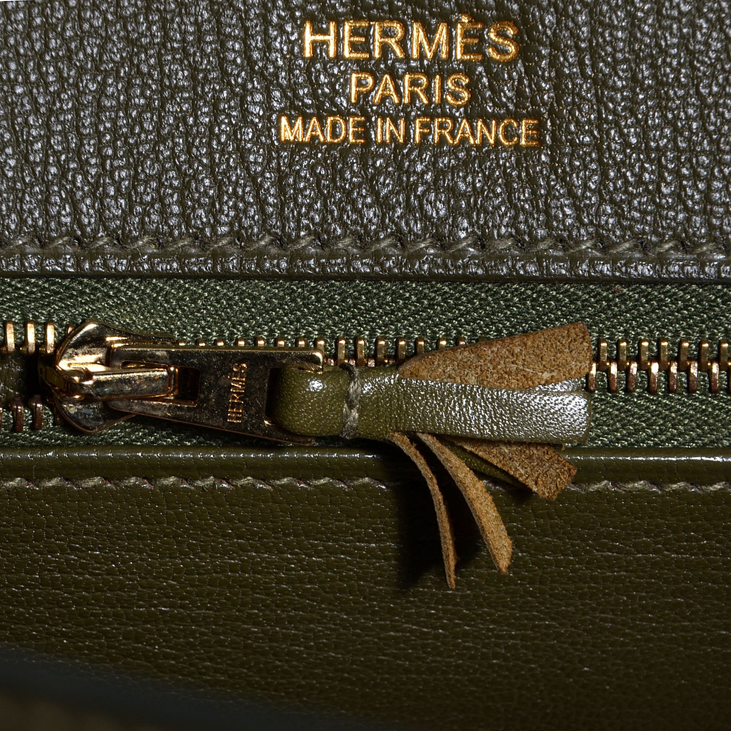 Hermes Tadelakt Ghillies Birkin 35 Vert Veronese 6 of 25
