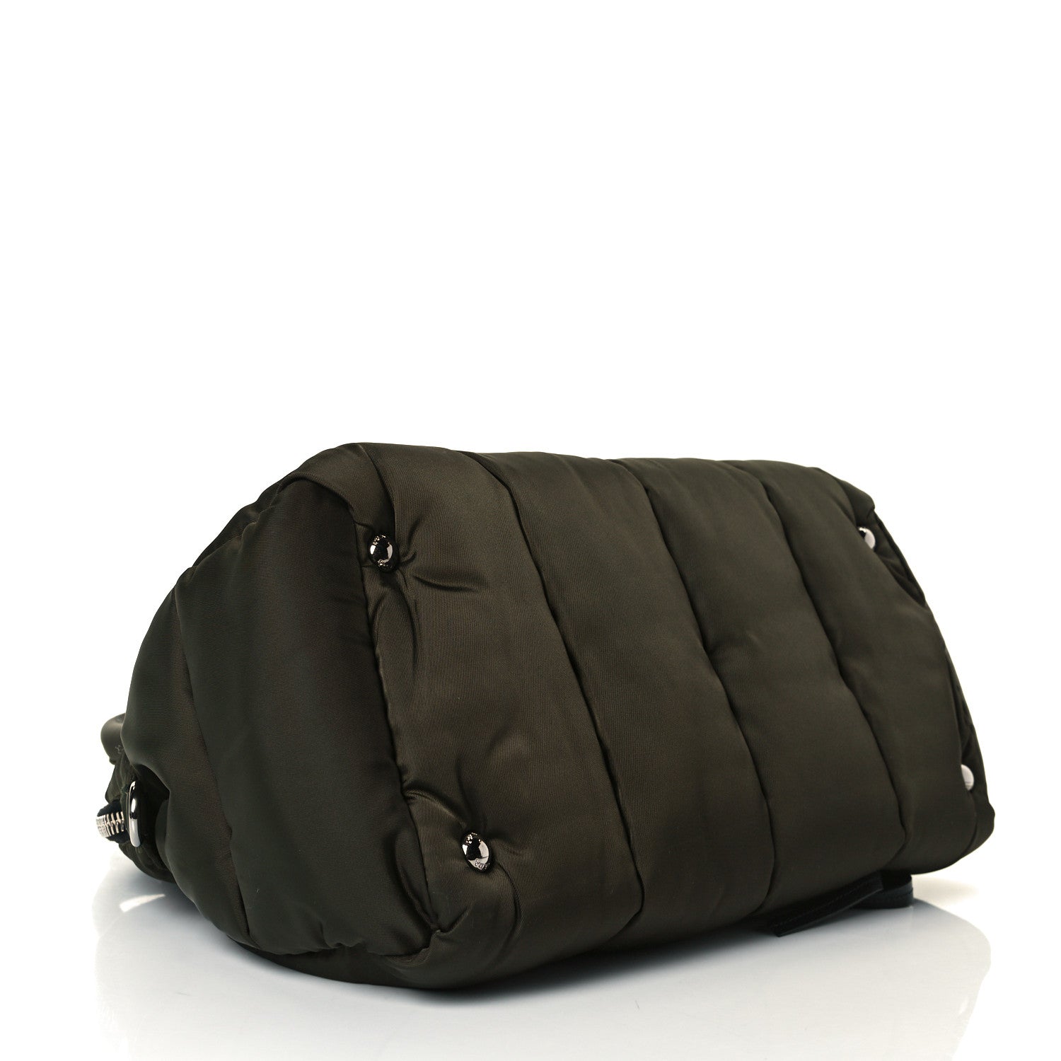 Prada Tessuto Nylon Bomber Dome Satchel Mimetico 3 of 6