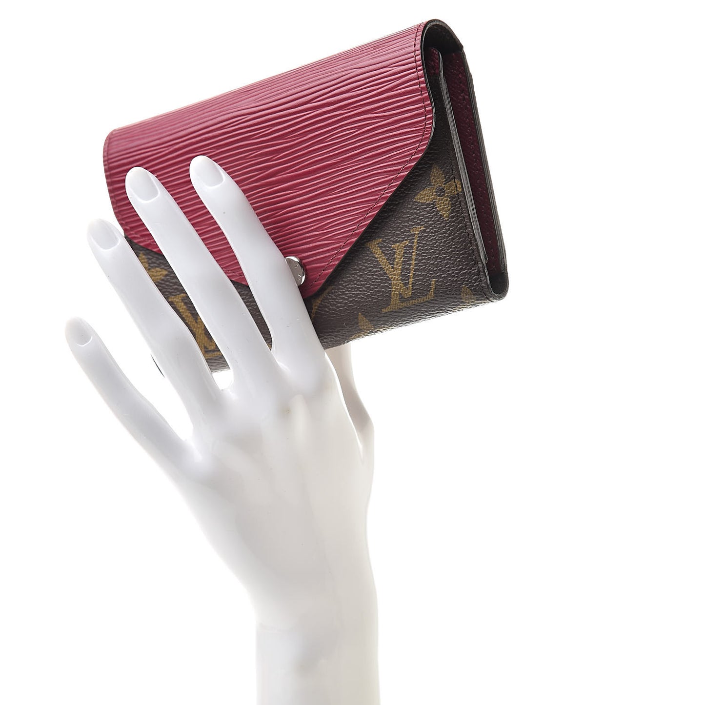 Epi Monogram Marie-Lou Compact Wallet Fuchsia