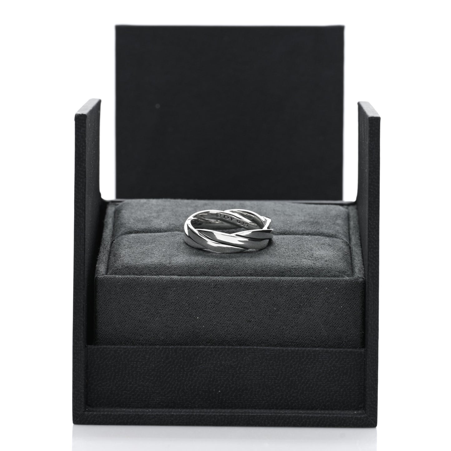 Sterling Silver 6mm DY Helios Band Ring 63 10.25