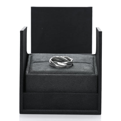 David Yurman Sterling Silver 6mm DY Helios Band Ring 63 10.25 5 of 5