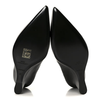 Givenchy Calfskin G Lock 80mm Wedge Low Boots 38 Black 6 of 10