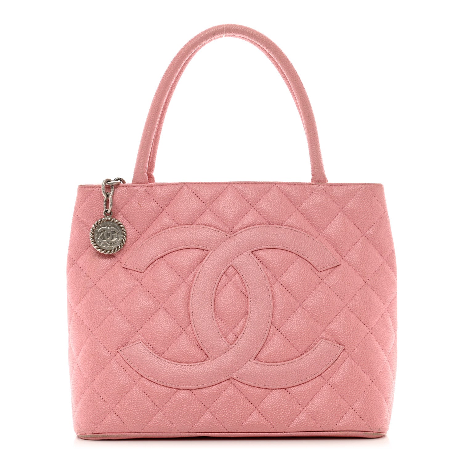 Chanel Caviar Quilted Medallion Tote Light Pink 1 of 15