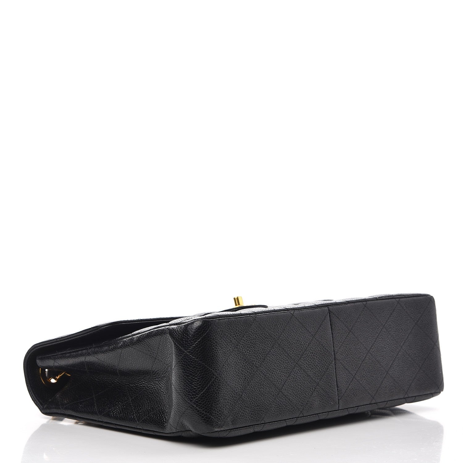 Chanel Caviar Quilted Jumbo Single Flap Black 4 of 8