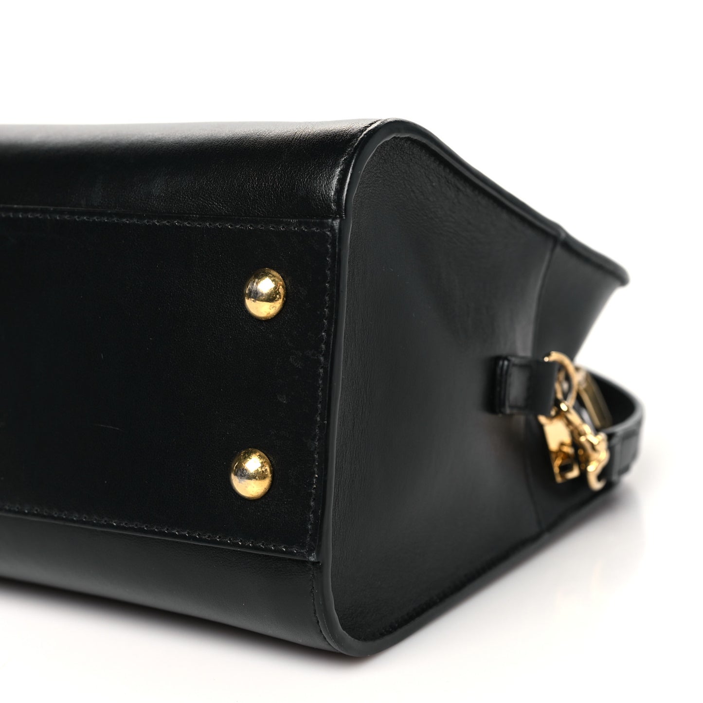 Calfskin Monogram Baby Cabas Black