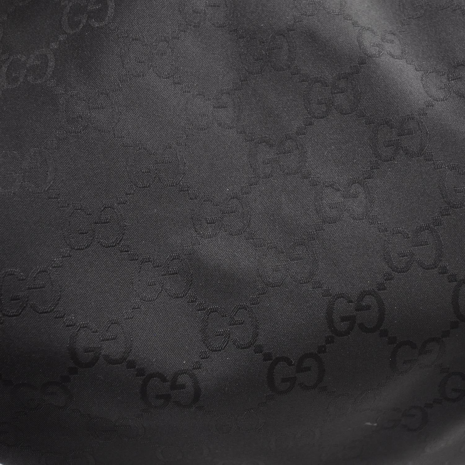 Gucci Nylon Monogram Large Hobo Black 9 of 9