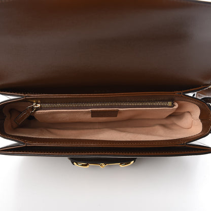Gucci GG Supreme Monogram Horsebit 1955 Shoulder Bag Beige Brown Sugar 5 of 10