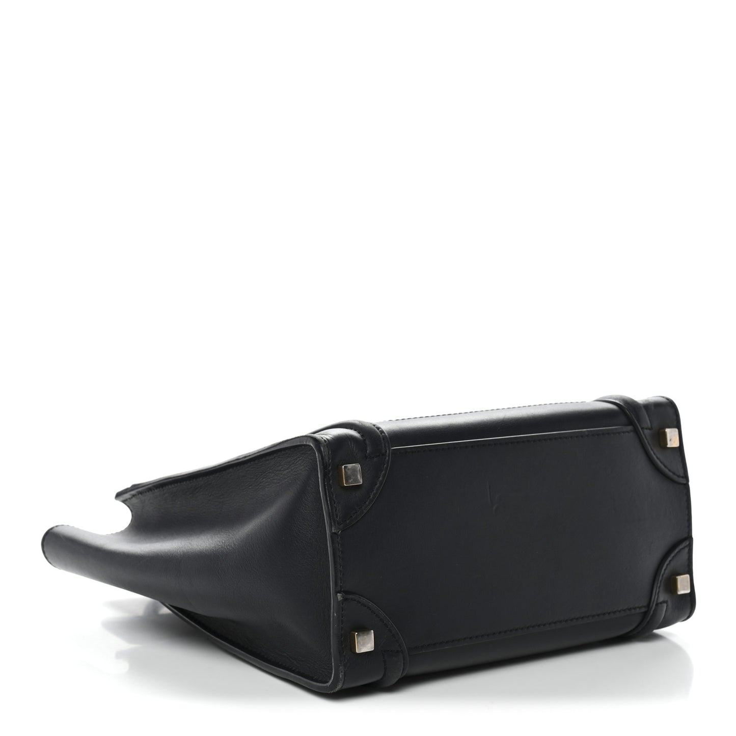 Smooth Calfskin Micro Luggage Navy Blue