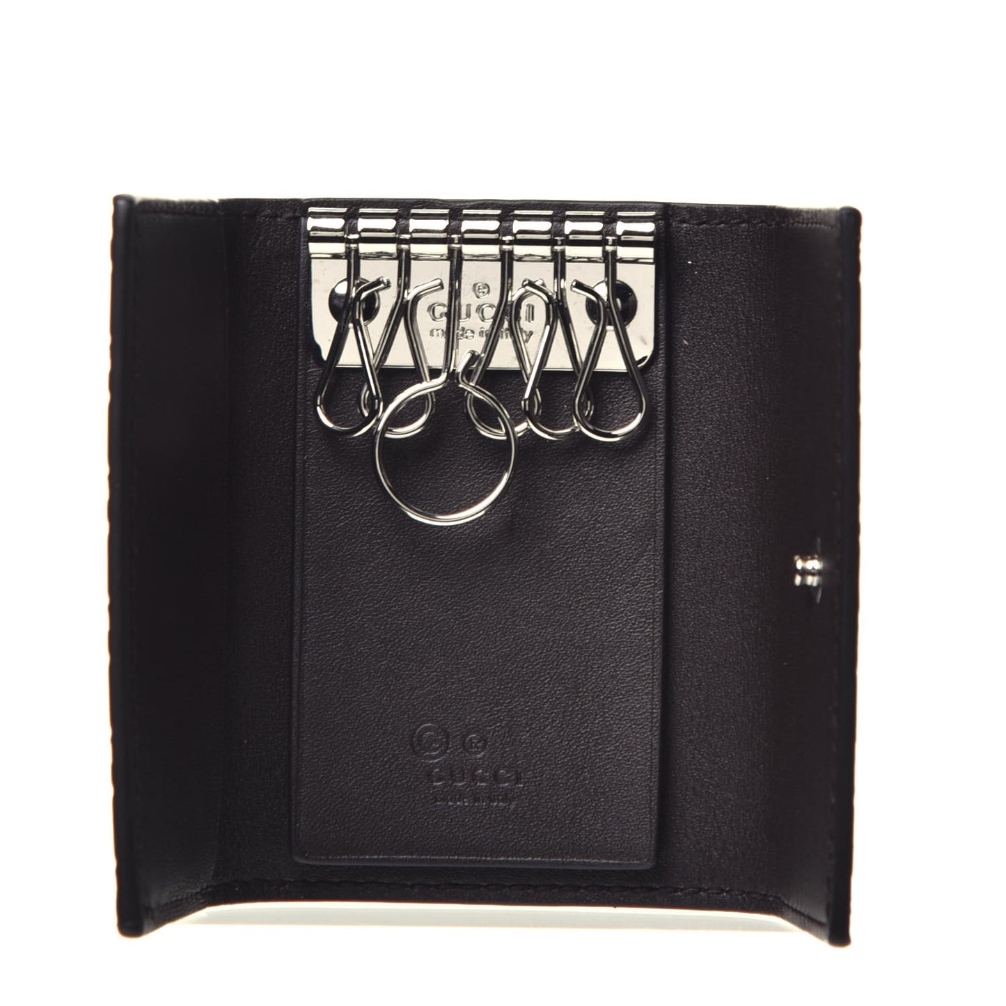 Microguccissima 6 Key Holder Case Black