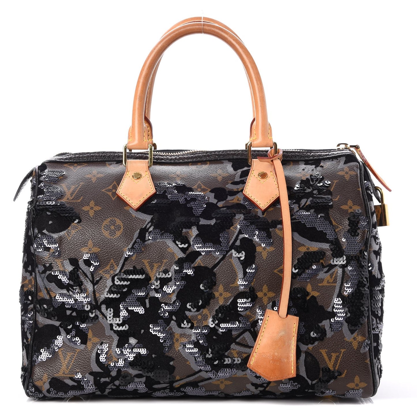 Monogram Fleur De Jais Sequins Speedy 30