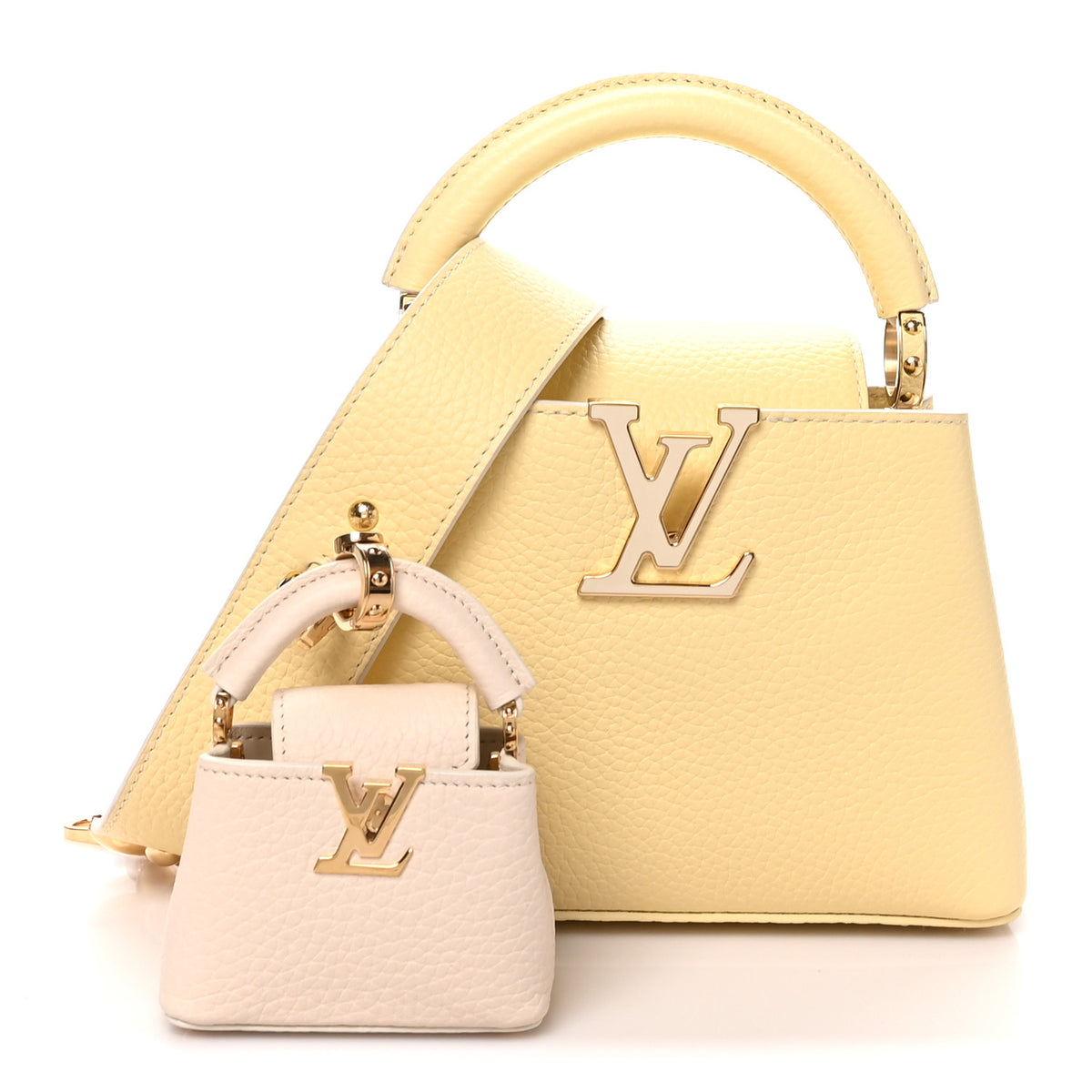 Louis Vuitton Taurillon MiniMe Capucines Mini Banane 1 of 10