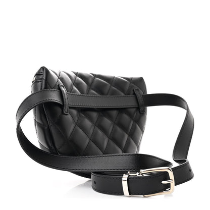 Chanel Calfskin Quilted Waist Belt Bag Black 3 of 11
