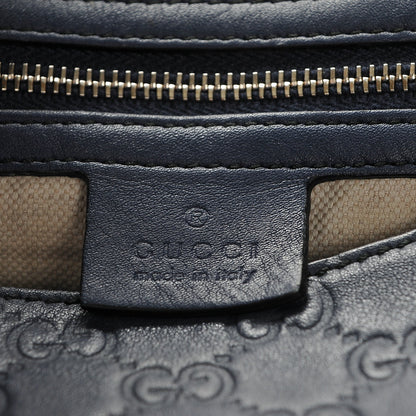 Gucci Guccissima Medium Emily Hobo Blue 9 of 9