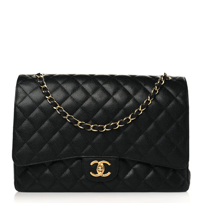 Chanel Caviar Quilted Maxi Double Flap Black 1 of 9