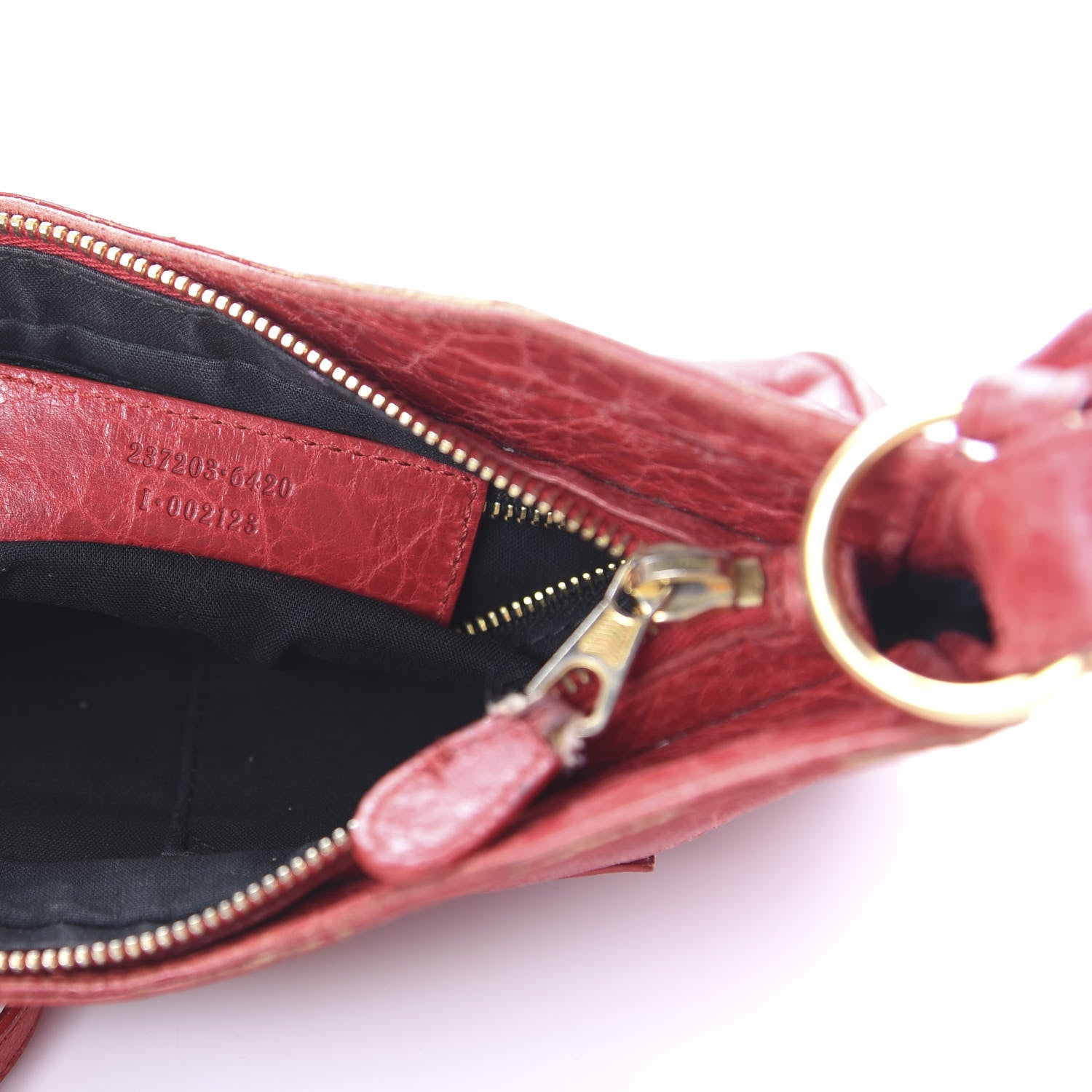 Balenciaga Agneau Giant 12 Gold Hardware Hip Rouge Cardinal 9 of 11