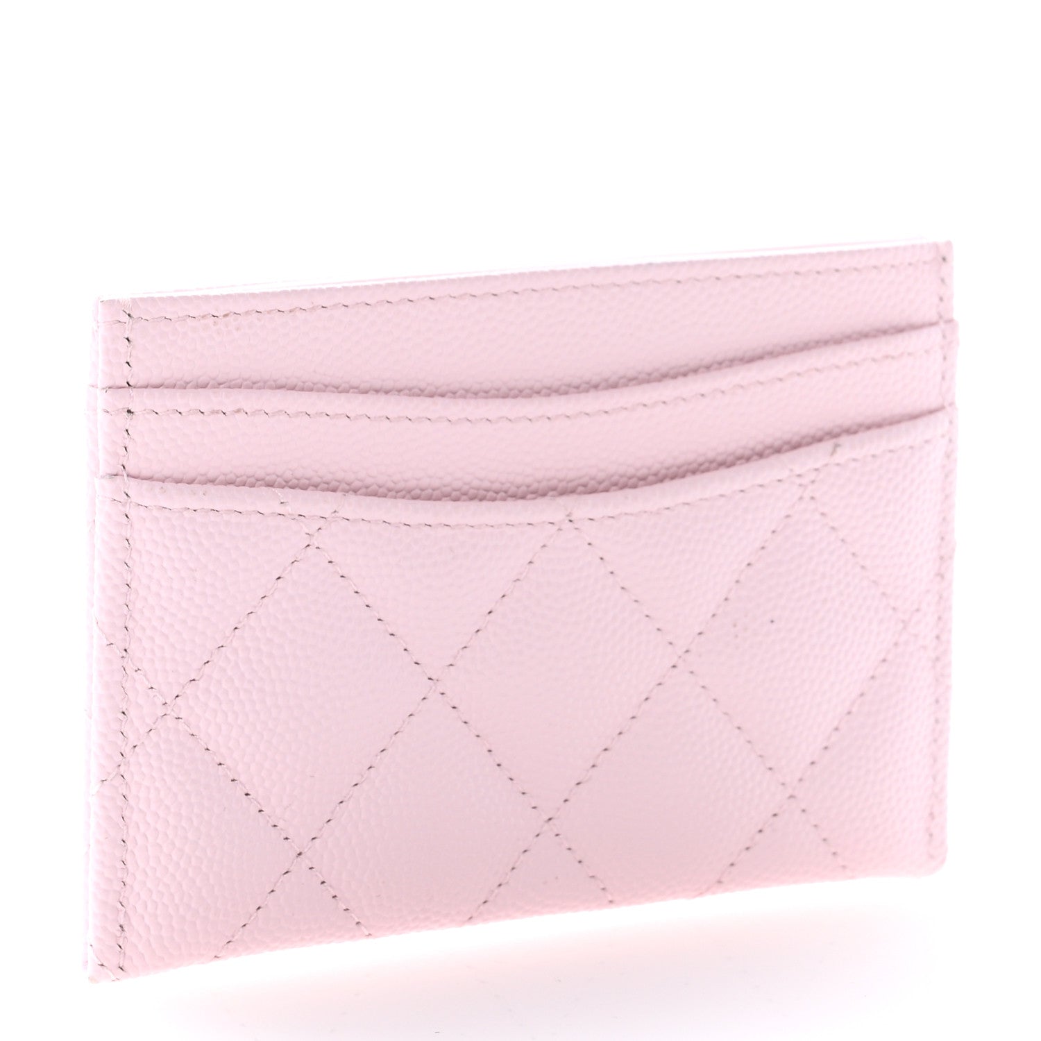 Chanel Caviar Quilted Card Holder Light Pink 3 of 11