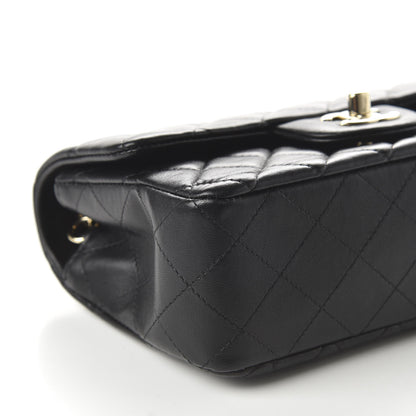 Chanel Lambskin Quilted Mini Rectangular Flap Black 6 of 11