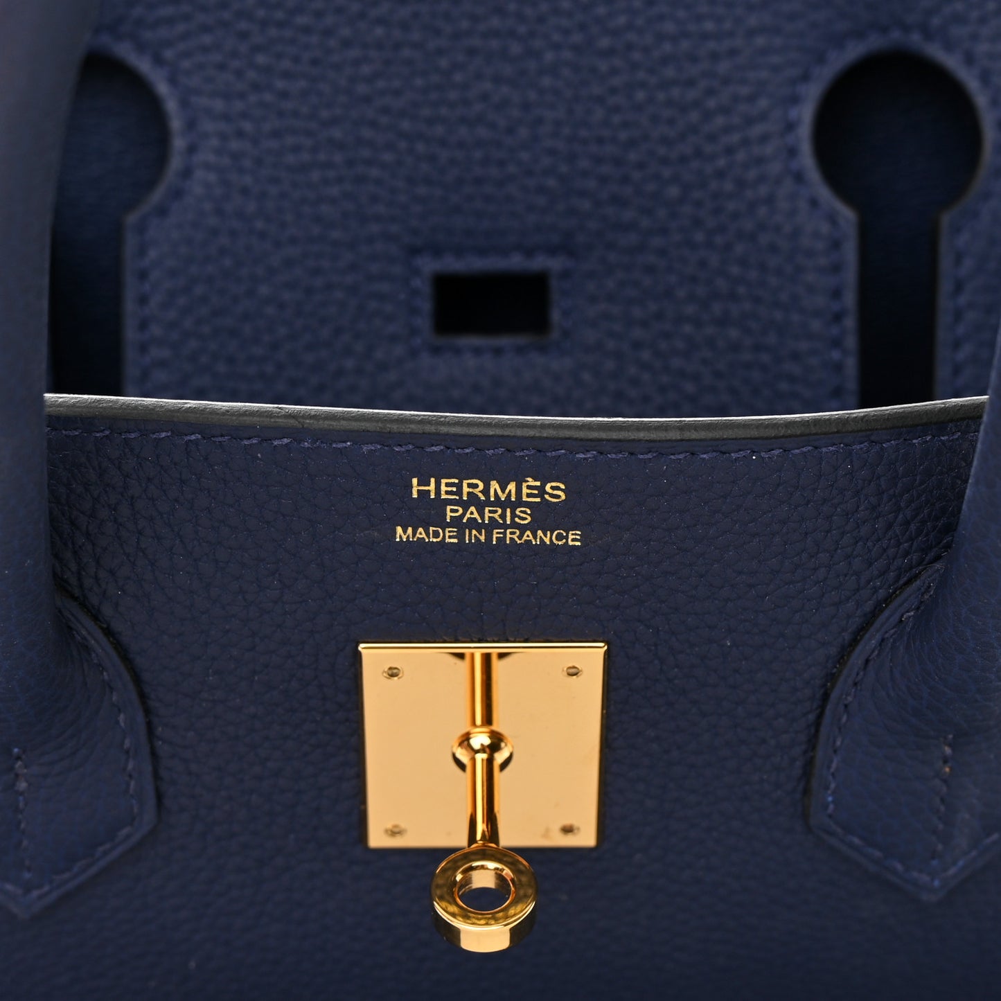 Togo Birkin 35 Bleu Saphir