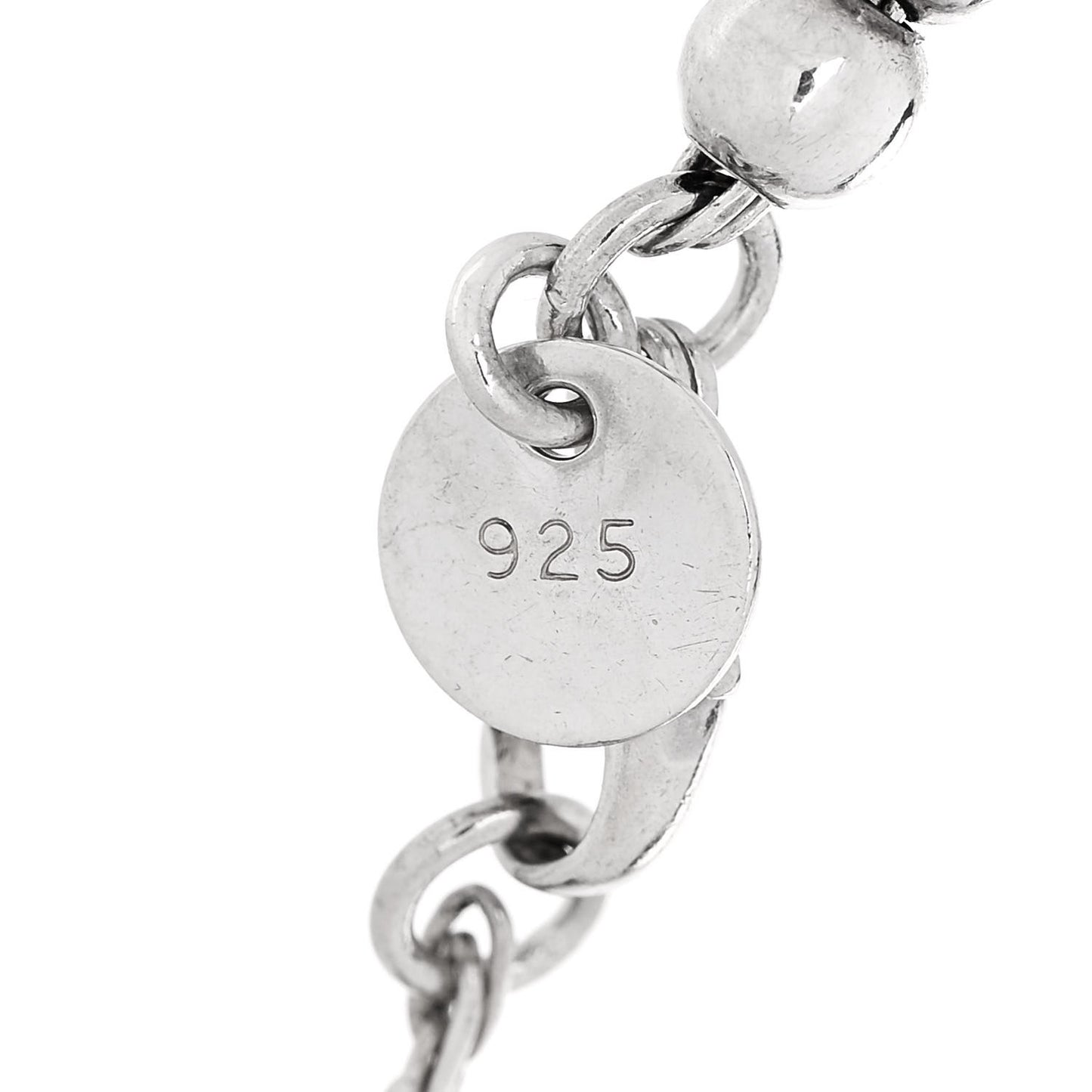 Sterling Silver 18K Rose Gold Return to Tiffany Heart Bead Bracelet