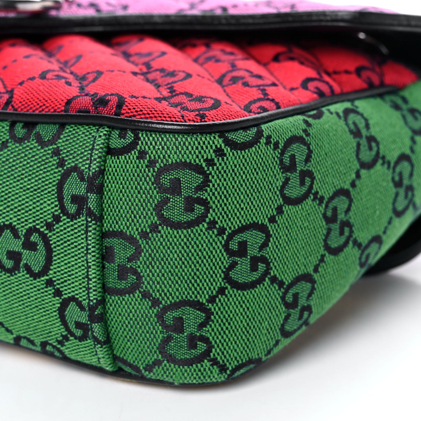 Monogram Multicolor Matelasse Diagonal Small GG Marmont Shoulder Bag Pink Blue Red Yellow Green