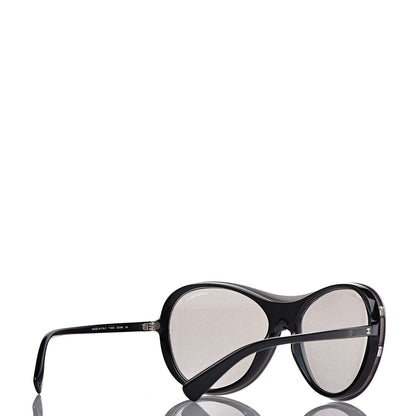Chanel Clip On Sunglasses 71232 Black Grey 7 of 11