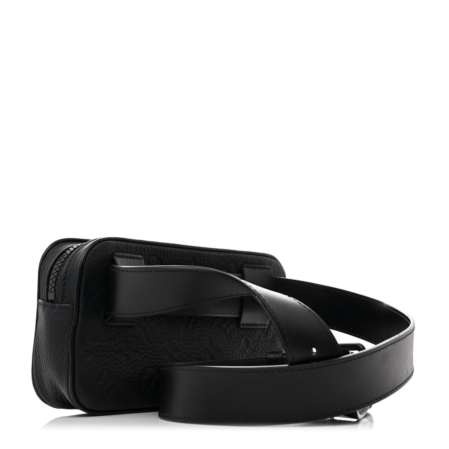 Taurillon Monogram Uniformes Solar Ray Soft Pochette Volga Belt Bag Black
