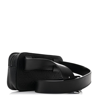 Louis Vuitton Taurillon Monogram Uniformes Solar Ray Soft Pochette Volga Belt Bag Black 3 of 9